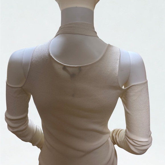 Gucci by Tom Ford Cold Shoulder Knit Top – Early 2000s – Size L – Made in Italy - Picture 7 of 9